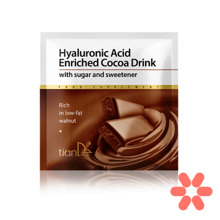 Nápoj s kakaom obohatený o hyaluronovú kyselinu