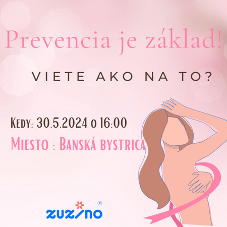 PREDNÁŠKA Prevencia a podpora ženského zdravia 30.5.2024 BANSKÁ BYSTRICA